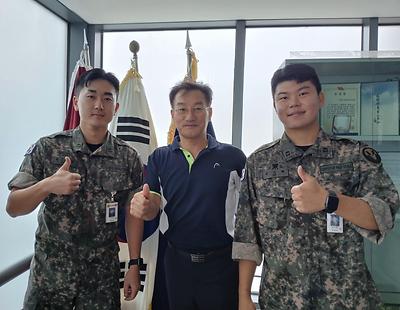 소위 김지혁 (#63.정보)/ 한정빈(#63.병참) 방문. 25.9.12 이미지